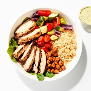 Grilled Chicken Bulgur Bowl - Family Meal